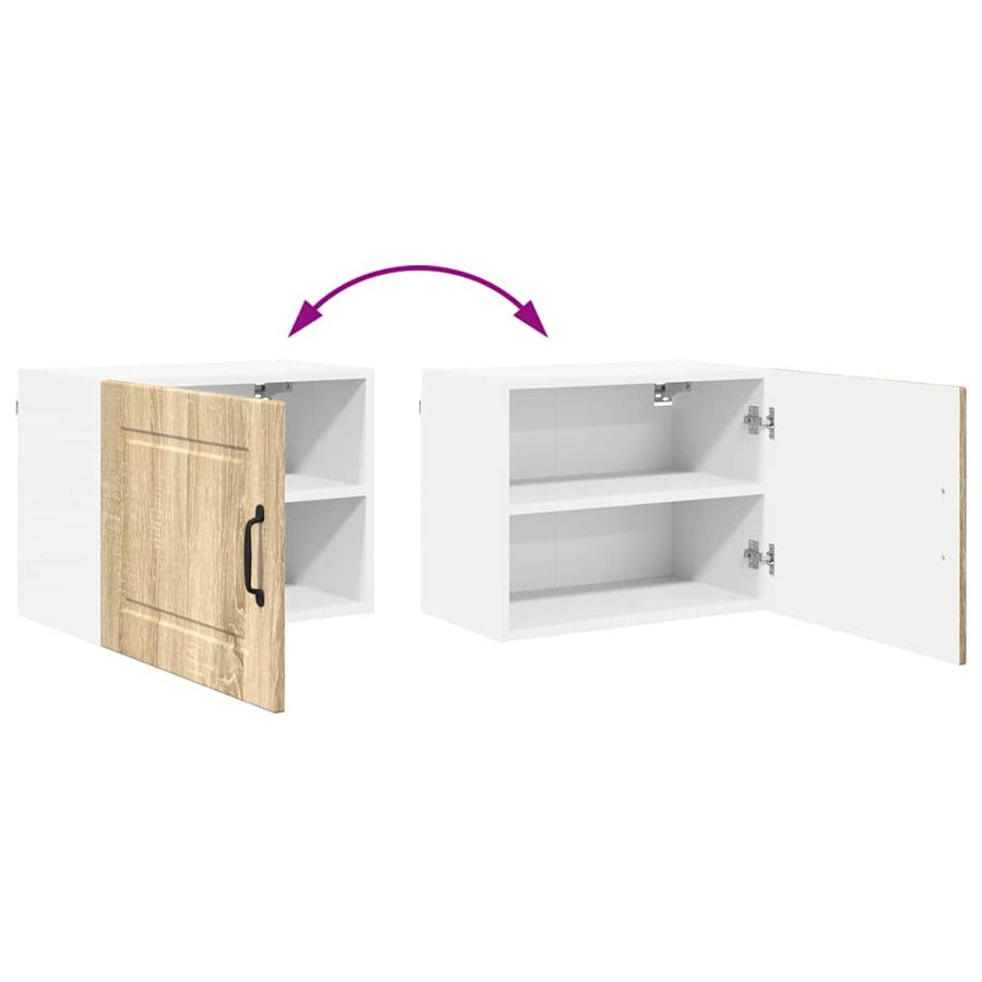 Keukenkast aan de muur met plank Sonoma Eiken 50 x 31 x 40 cm