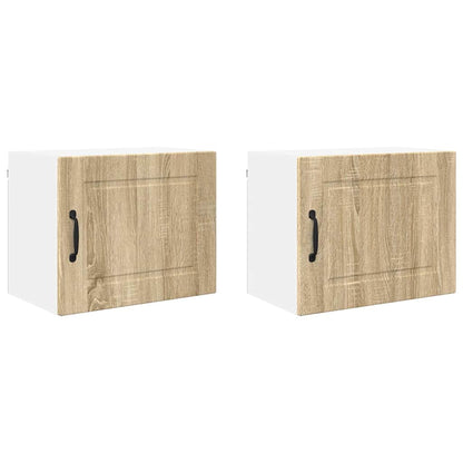 Keukenkast aan de muur 2 pcs Sonoma Eiken 50 x 31 x 40 cm
