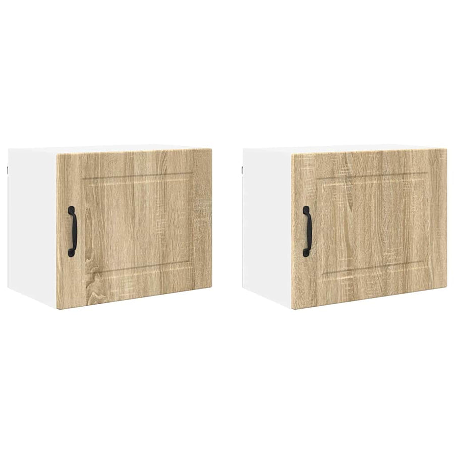 Keukenkast aan de muur 2 pcs Sonoma Eiken 50 x 31 x 40 cm