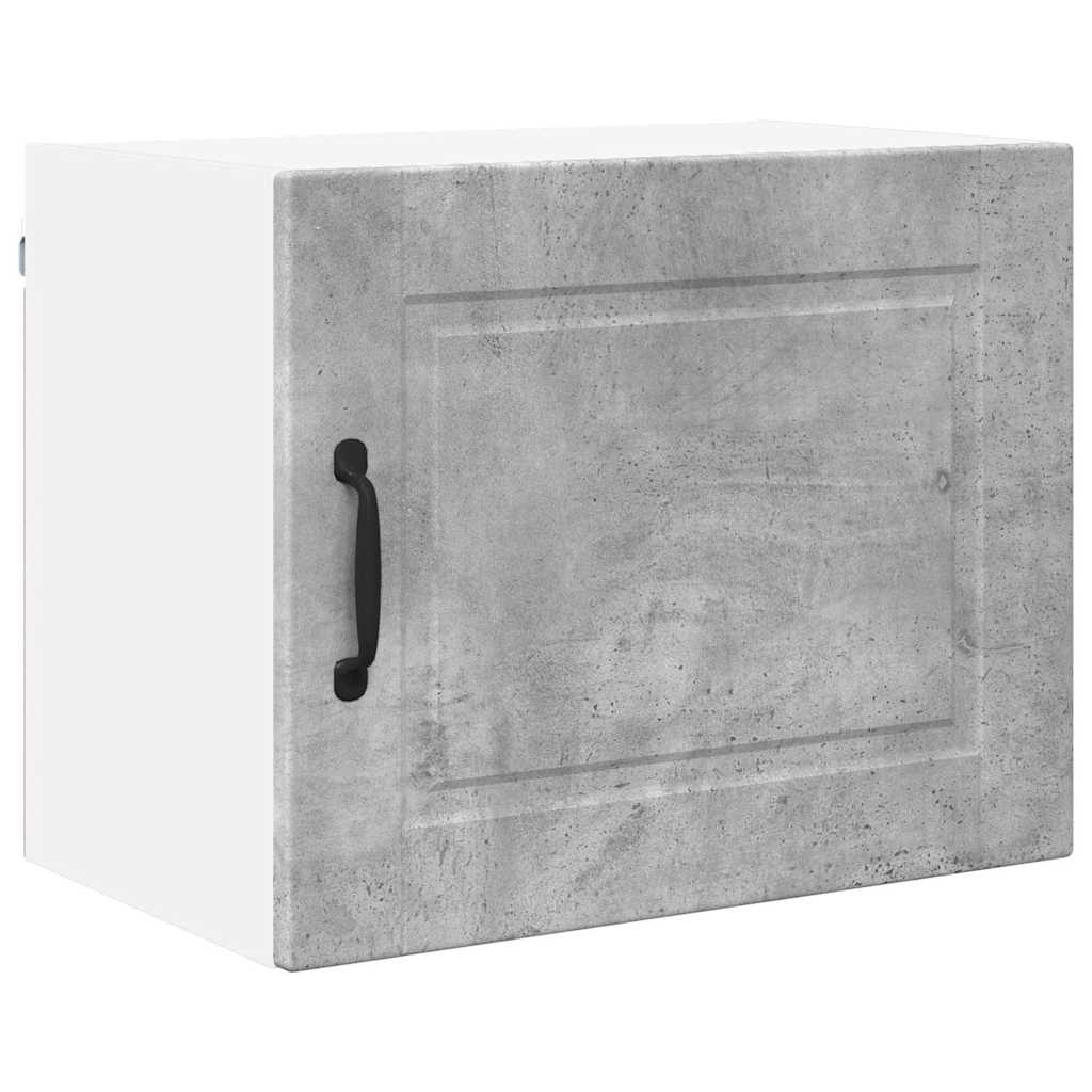 Keukenkast aan de muur Beton Grijs 50 x 31 x 40 cm Bewerkt hout