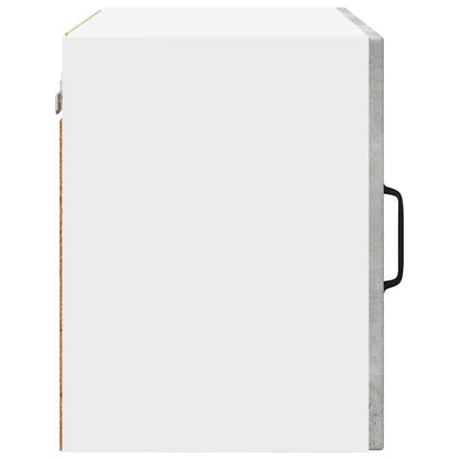 Keukenkast aan de muur Beton Grijs 50 x 31 x 40 cm Bewerkt hout