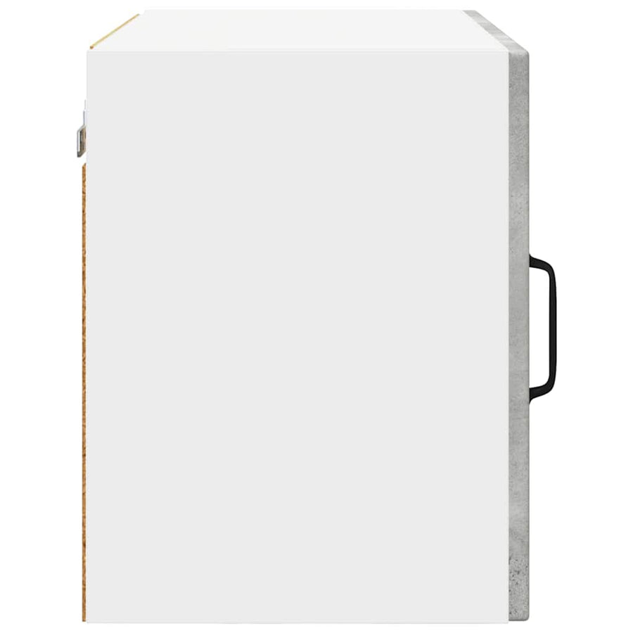 Keukenkast aan de muur Beton Grijs 50 x 31 x 40 cm Bewerkt hout