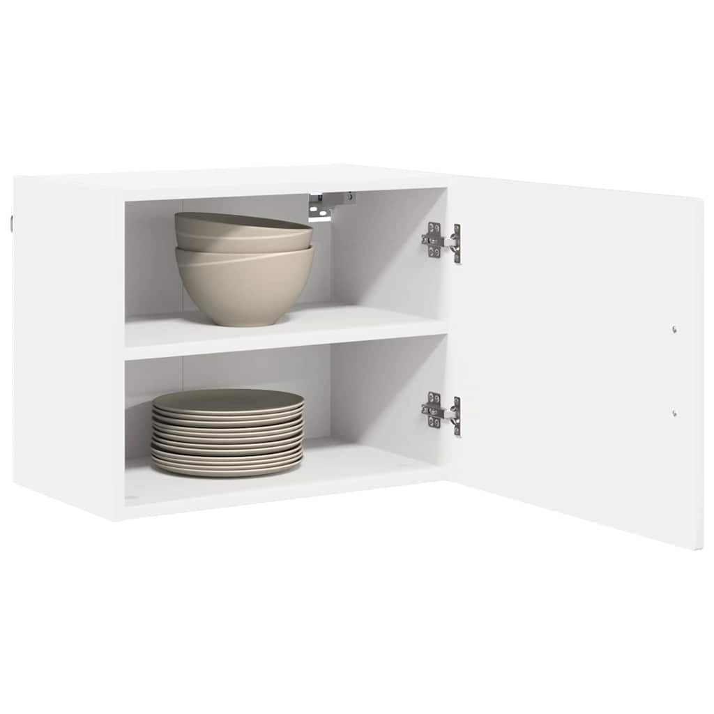 Keukenkast aan de muur met plank Hoogglans wit 50 x 31 x 40 cm