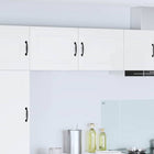 Kitchen Cabinet 2 pcs High Gloss White 50 x 31 x 40 cm Engineered Wood