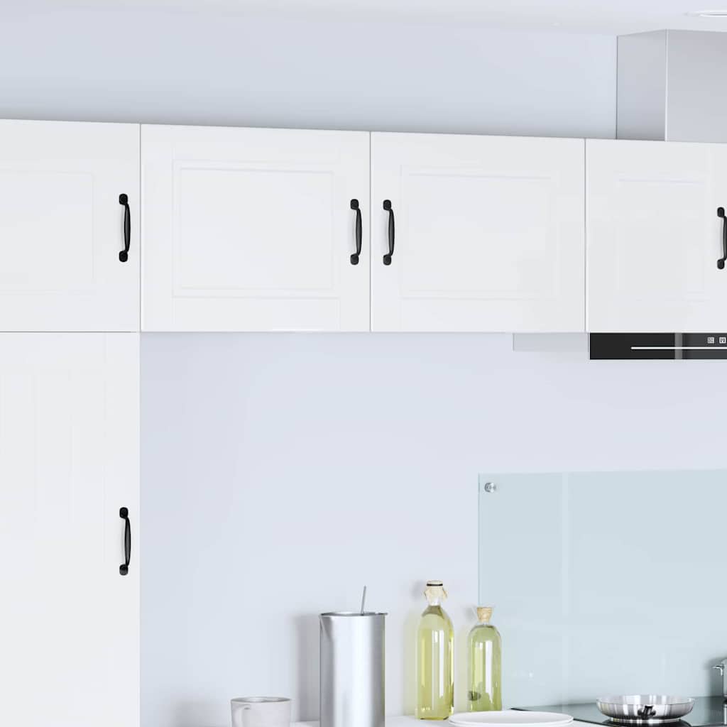 Keukenkast aan de muur 2 pcs Hoogglans wit 50 x 31 x 40 cm