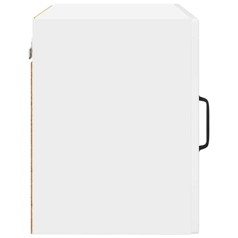 Keukenkast aan de muur 2 pcs Hoogglans wit 50 x 31 x 40 cm