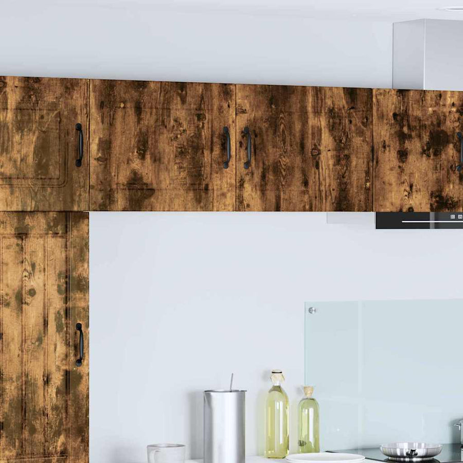 Keukenkast aan de muur met plank Gerookt eiken 50 x 31 x 40 cm