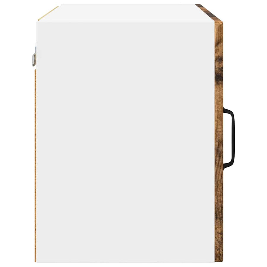Keukenkast aan de muur 2 pcs Gerookt eiken 50 x 31 x 40 cm