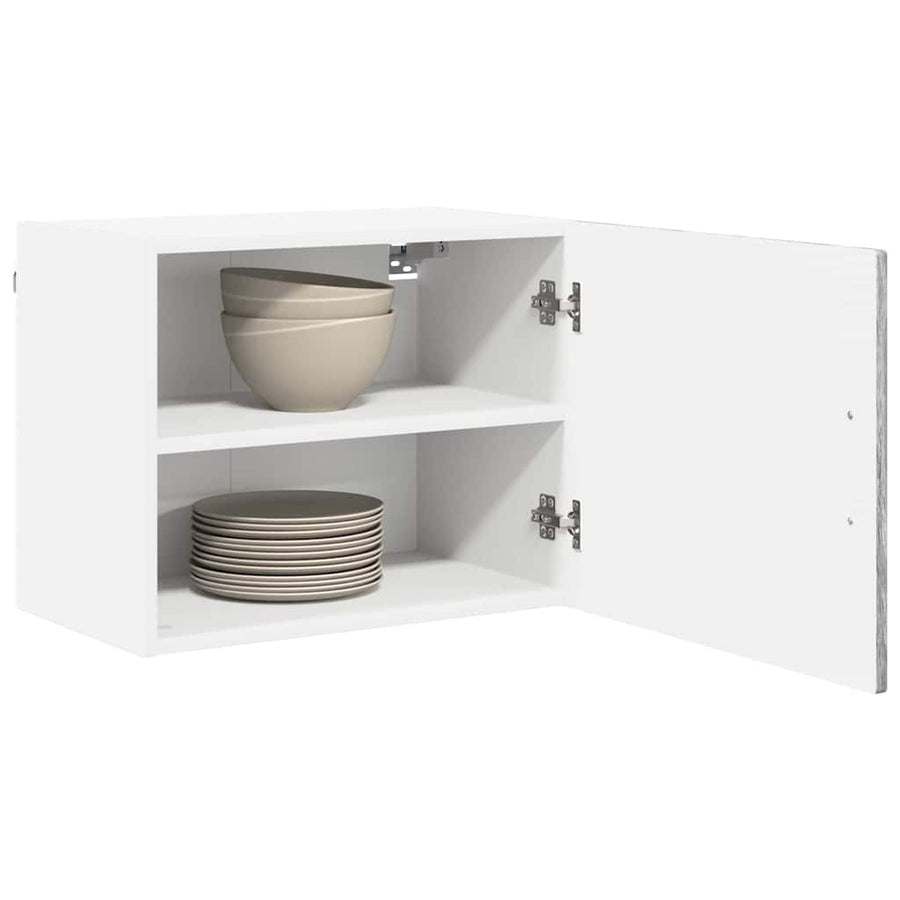 Keukenkast aan de muur met plank Grijs Sonoma 50 x 31 x 40 cm