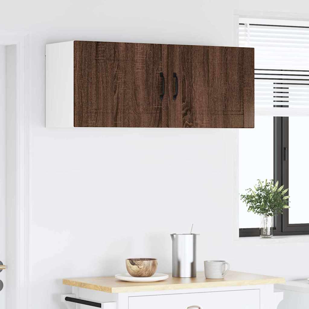 Keukenkast aan de muur Bruin Eiken 50 x 31 x 40 cm Bewerkt hout