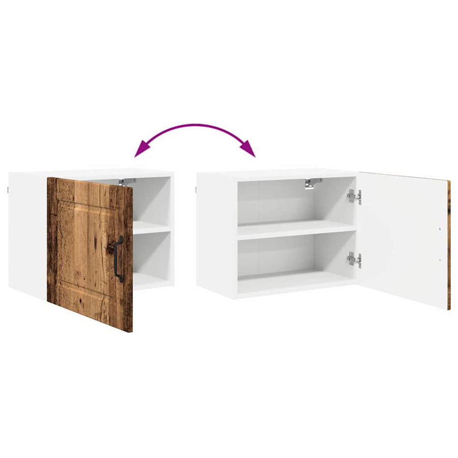 Keukenkast aan de muur Oud Hout 50 x 31 x 40 cm Bewerkt hout