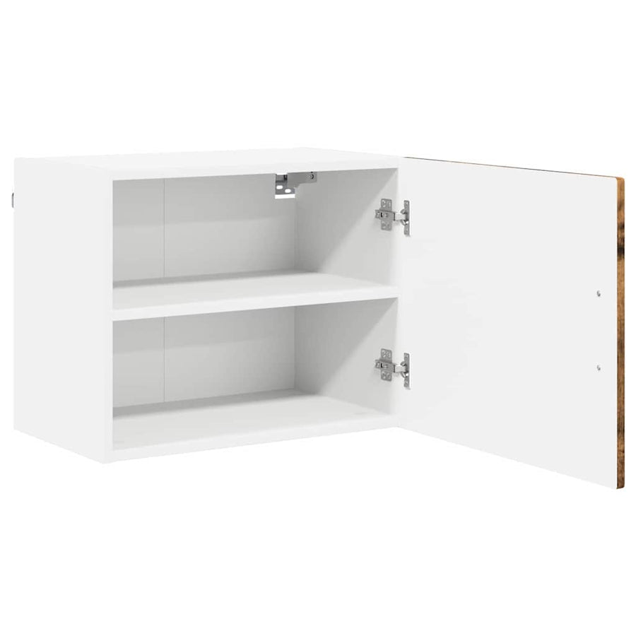 Keukenkast aan de muur met plank 2 pcs Oud Hout 50 x 31 x 40 cm