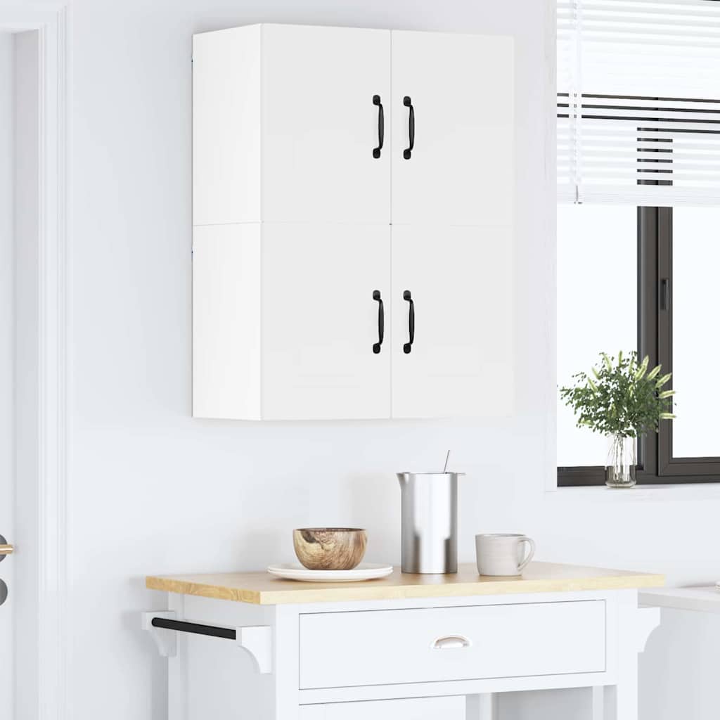 Keukenkast aan de muur Wit 60 x 31 x 40 cm Bewerkt hout