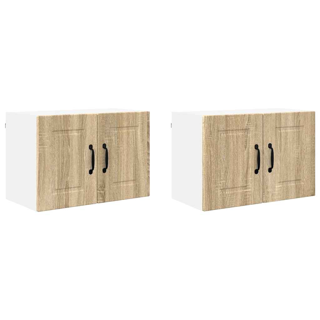 Keukenkast aan de muur 2 pcs Sonoma Eiken 60 x 31 x 40 cm