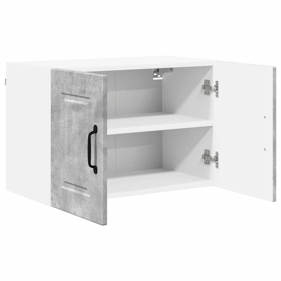 Keukenkast aan de muur 2 pcs Beton Grijs 60 x 31 x 40 cm