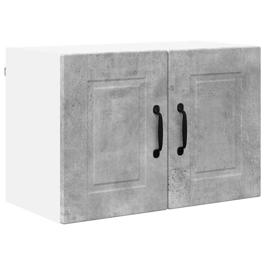 Keukenkast aan de muur 2 pcs Beton Grijs 60 x 31 x 40 cm
