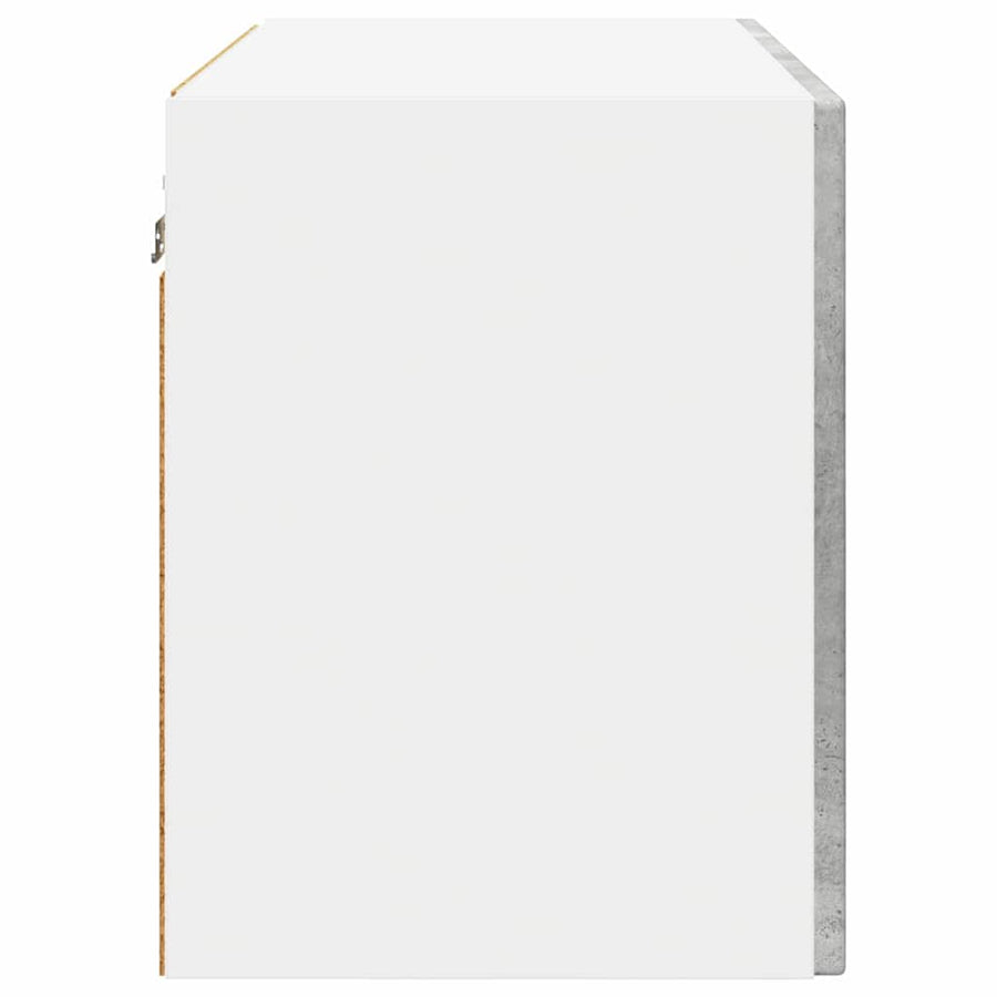 Keukenkast aan de muur 2 pcs Beton Grijs 60 x 31 x 40 cm