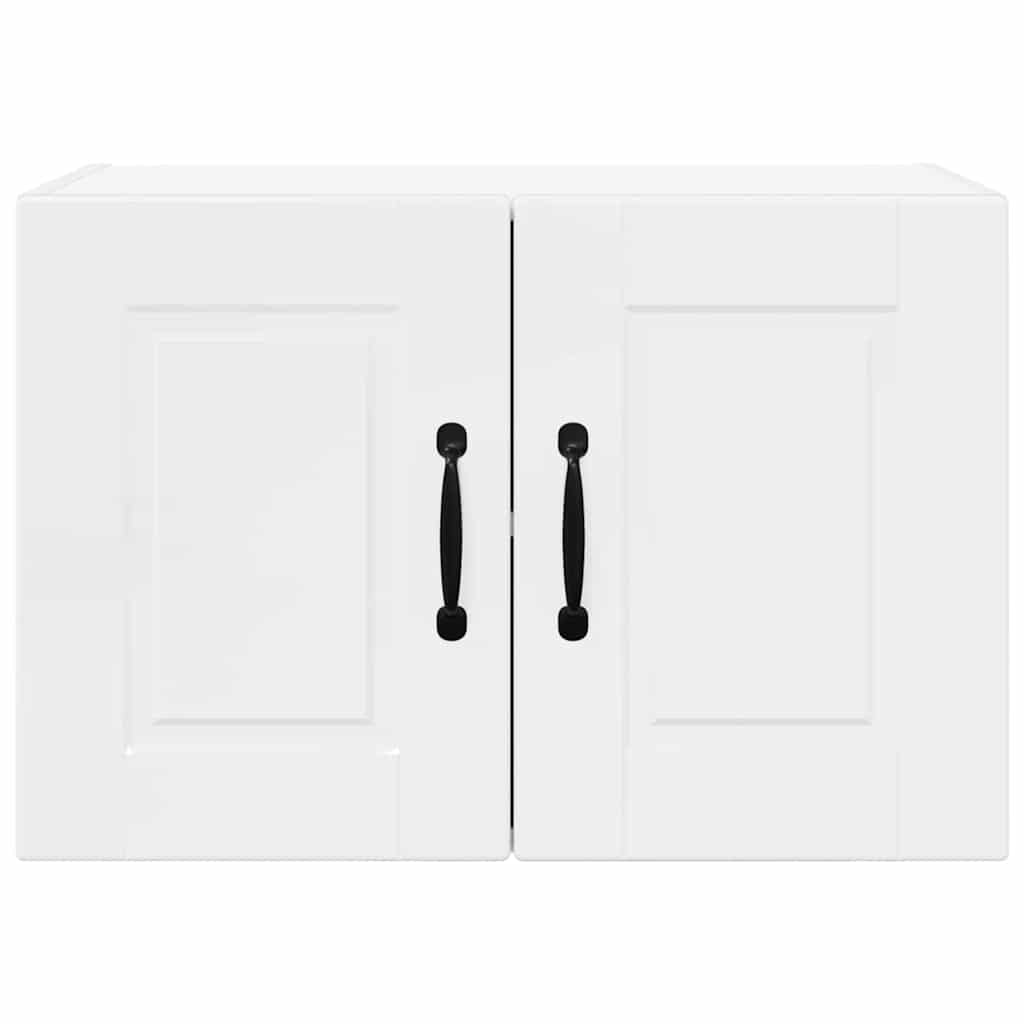 Keukenkast aan de muur met plank Hoogglans wit 60 x 31 x 40 cm