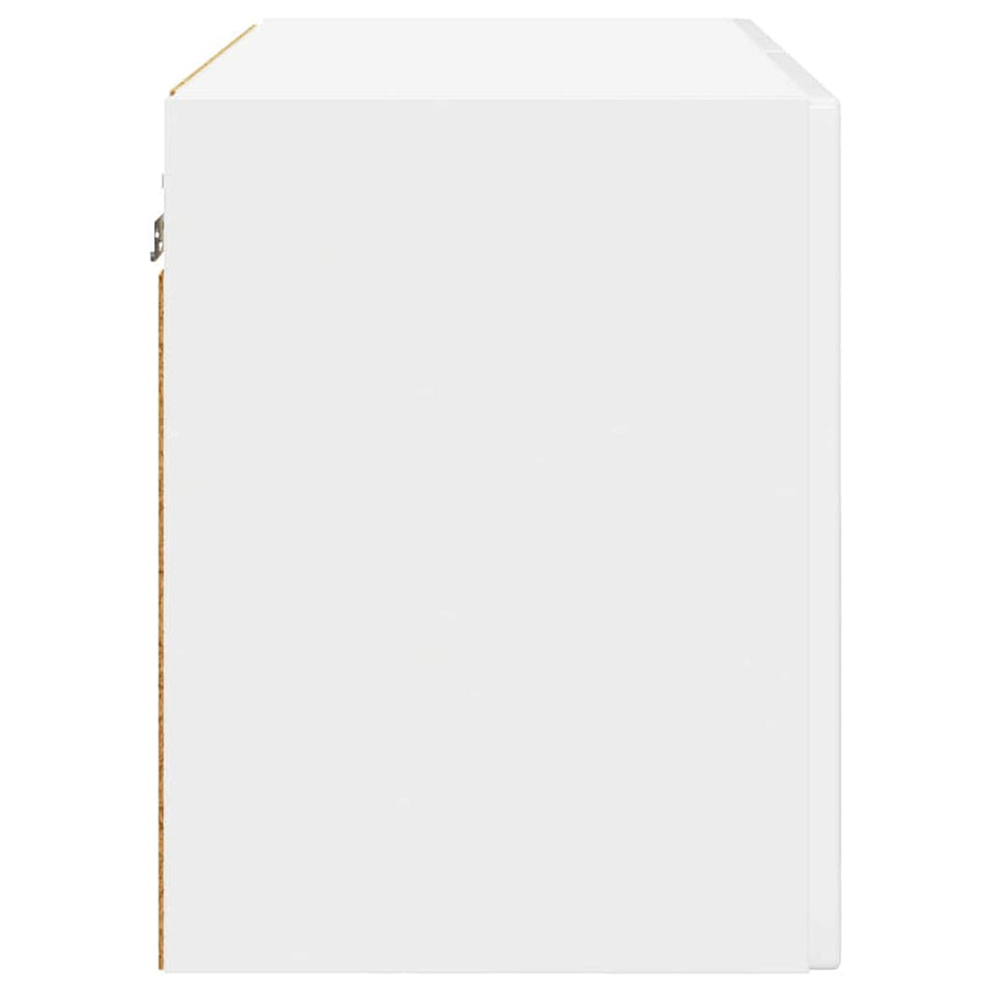 Keukenkast aan de muur met plank Hoogglans wit 60 x 31 x 40 cm