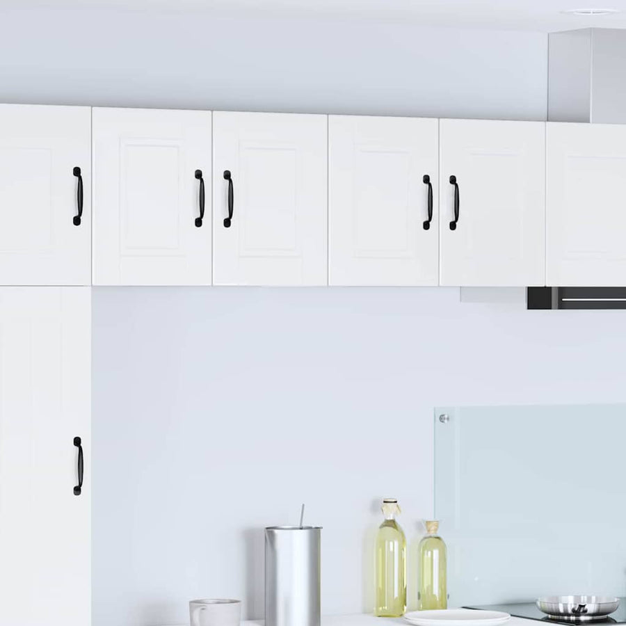 Keukenkast aan de muur 2 pcs Hoogglans wit 60 x 31 x 40 cm