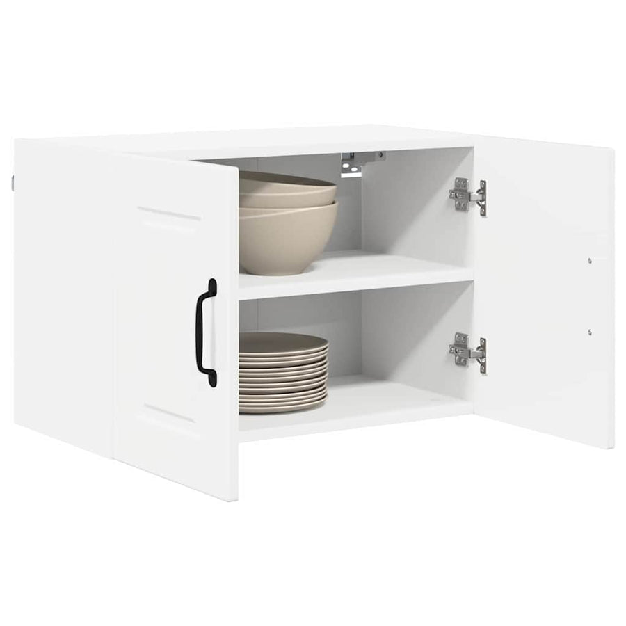 Keukenkast aan de muur 2 pcs Hoogglans wit 60 x 31 x 40 cm