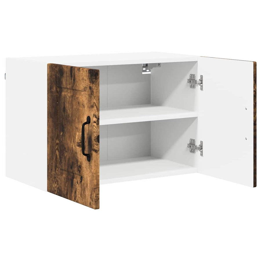 Keukenkast aan de muur 2 pcs Gerookt eiken 60 x 31 x 40 cm
