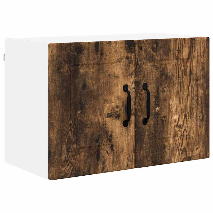 Keukenkast aan de muur 2 pcs Gerookt eiken 60 x 31 x 40 cm