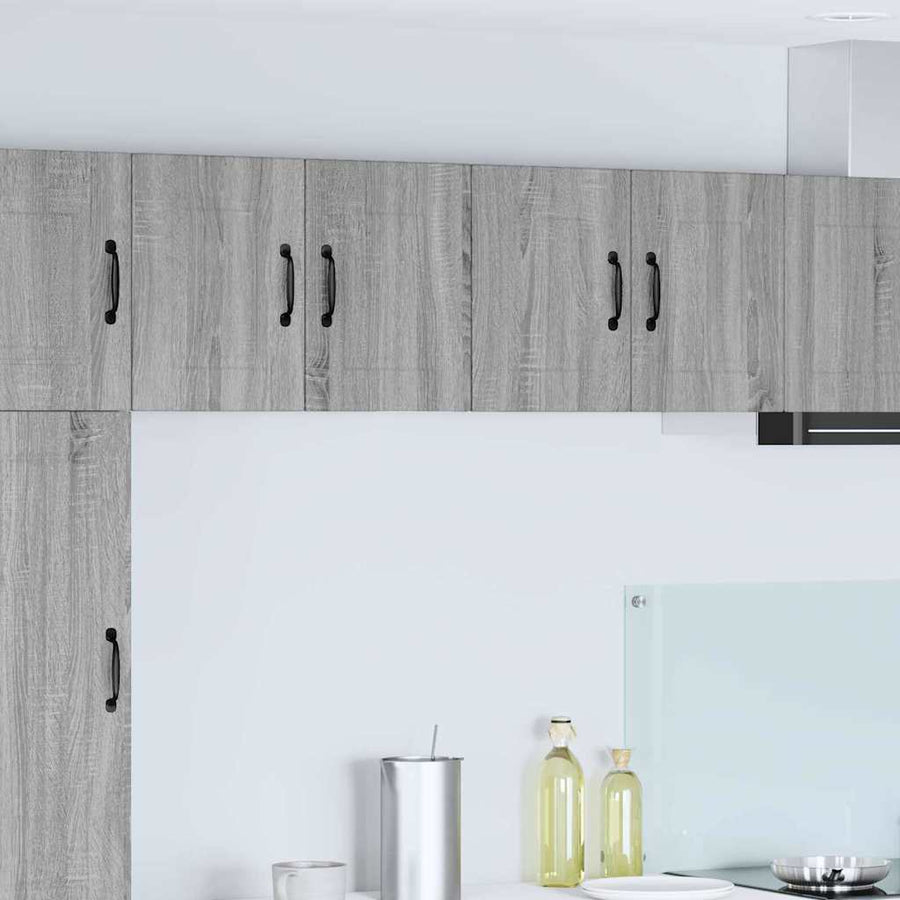 Keukenkast aan de muur met plank Grijs Sonoma 60 x 31 x 40 cm