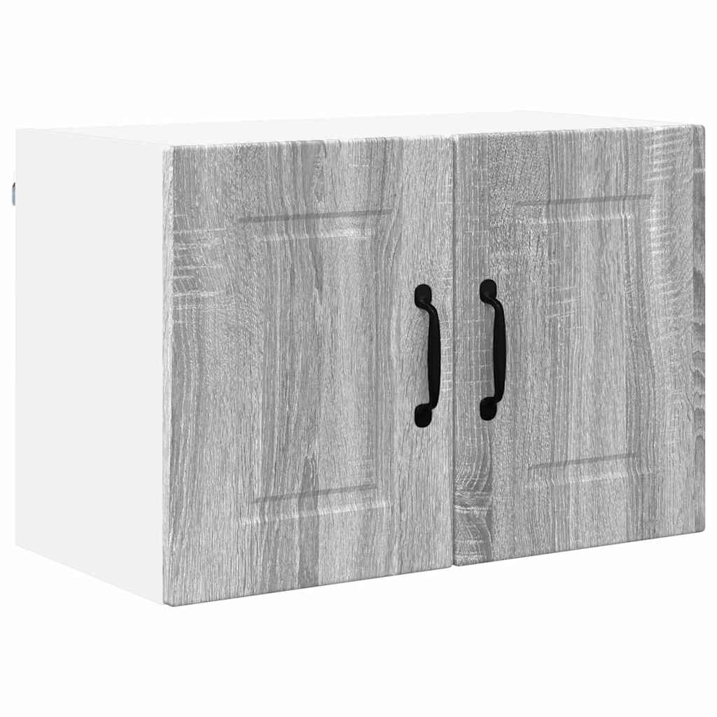 Keukenkast aan de muur met plank Grijs Sonoma 60 x 31 x 40 cm