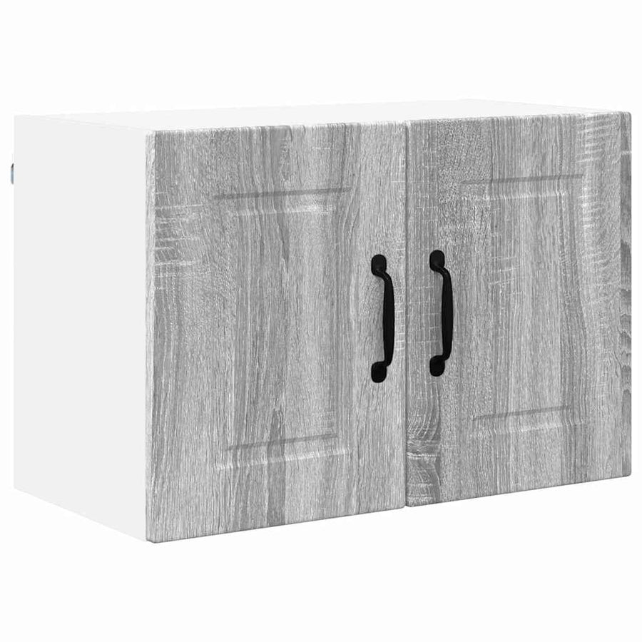 Keukenkast aan de muur met plank Grijs Sonoma 60 x 31 x 40 cm