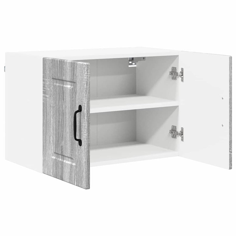Keukenkast aan de muur met plank Grijs Sonoma 60 x 31 x 40 cm