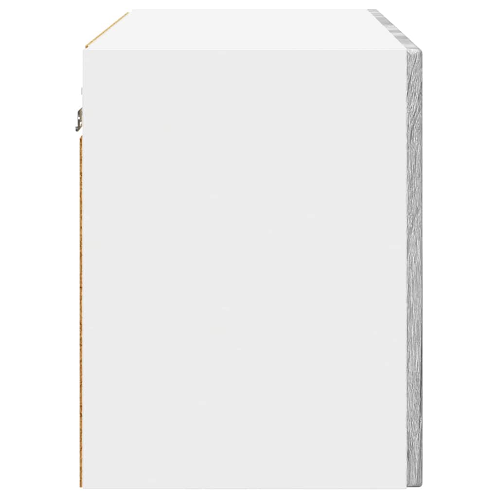 Keukenkast aan de muur met plank Grijs Sonoma 60 x 31 x 40 cm