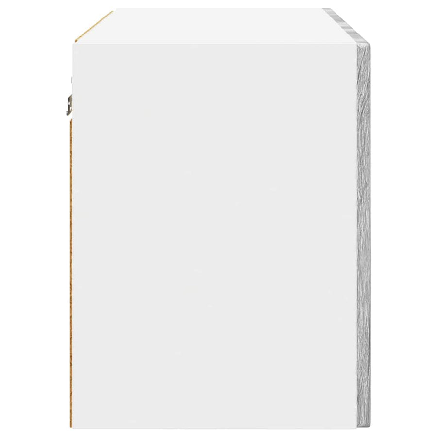 Keukenkast aan de muur met plank Grijs Sonoma 60 x 31 x 40 cm