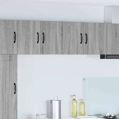 Keukenkast aan de muur 2 pcs Grijs Sonoma 60 x 31 x 40 cm