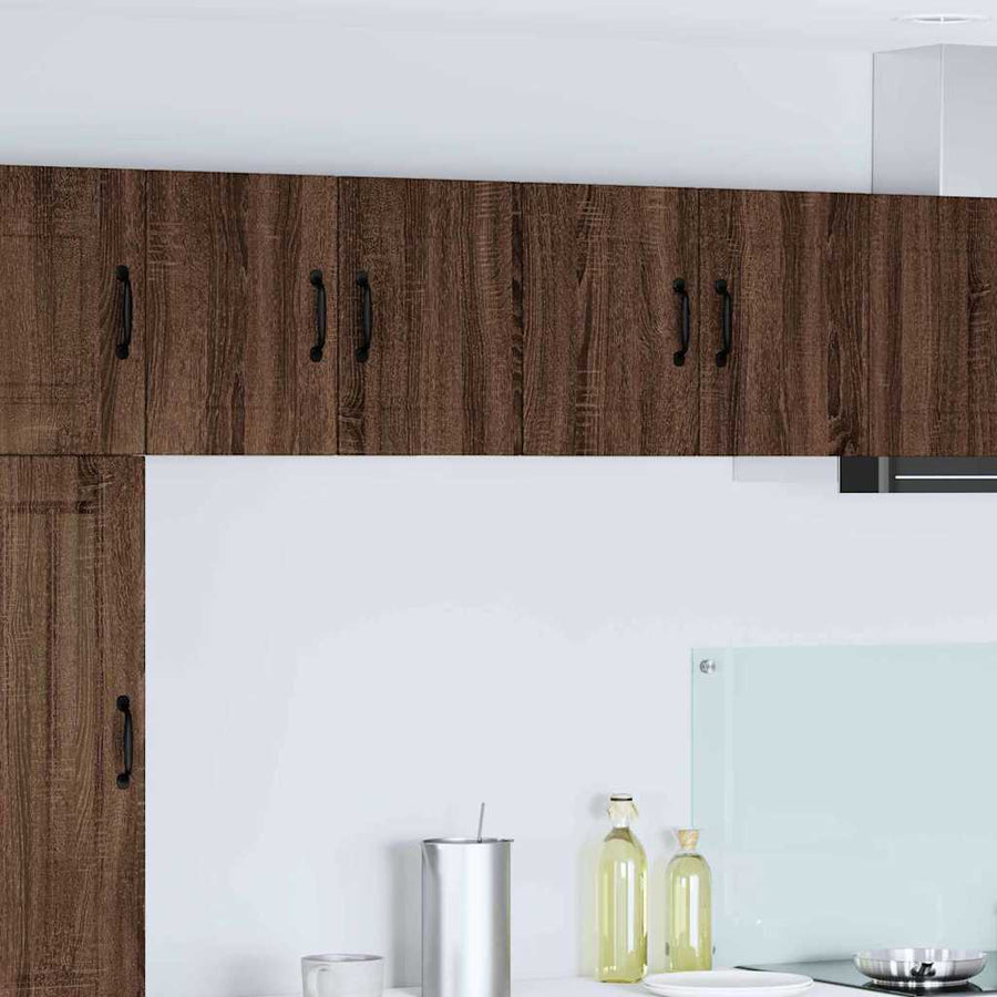 Keukenkast aan de muur Bruin Eiken 60 x 31 x 40 cm Bewerkt hout