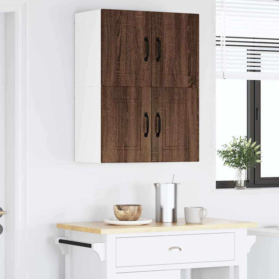 Keukenkast aan de muur Bruin Eiken 60 x 31 x 40 cm Bewerkt hout