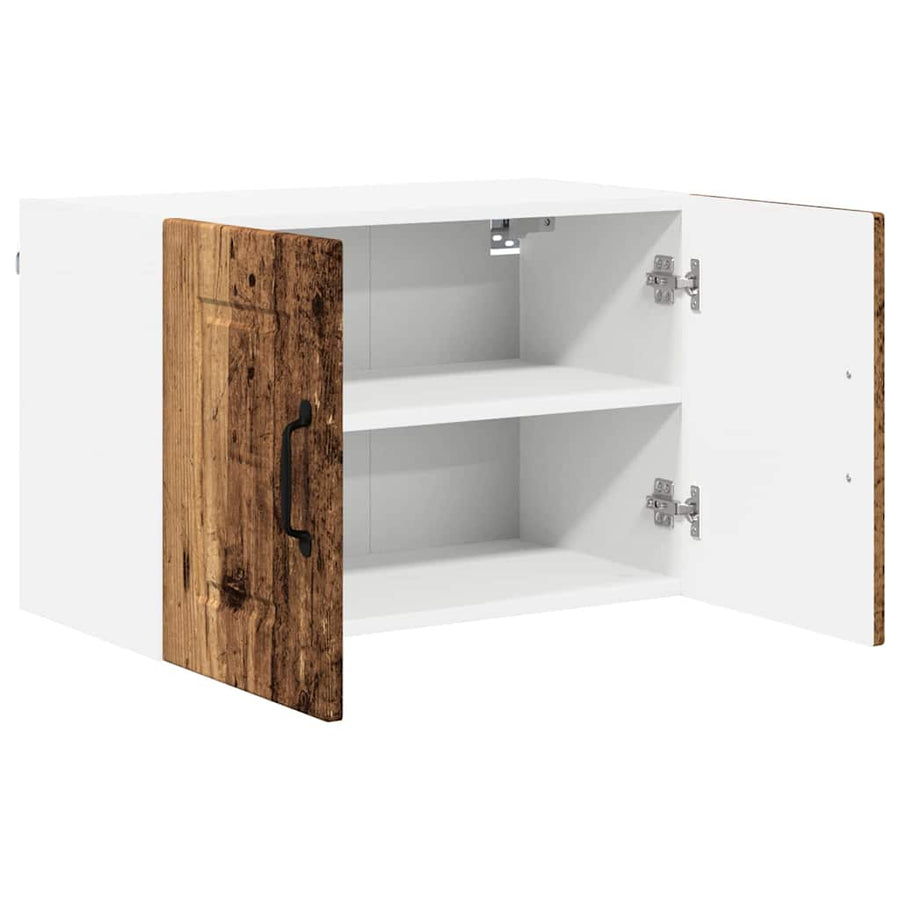 Keukenkast aan de muur met plank 2 pcs Oud Hout 60 x 31 x 40 cm