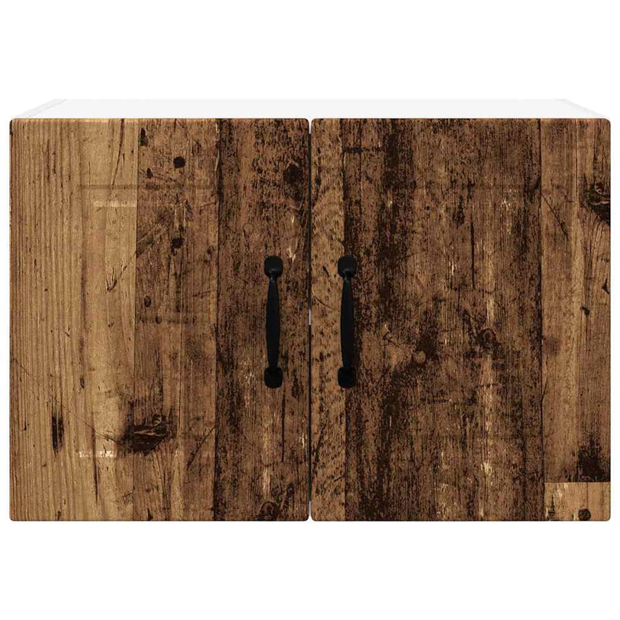 Keukenkast aan de muur met plank 2 pcs Oud Hout 60 x 31 x 40 cm