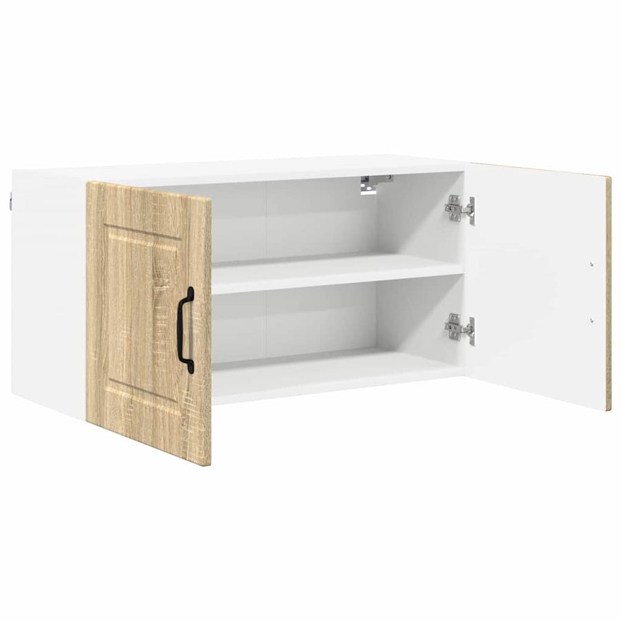 Keukenkast aan de muur met plank Sonoma Eiken 80 x 31 x 40 cm