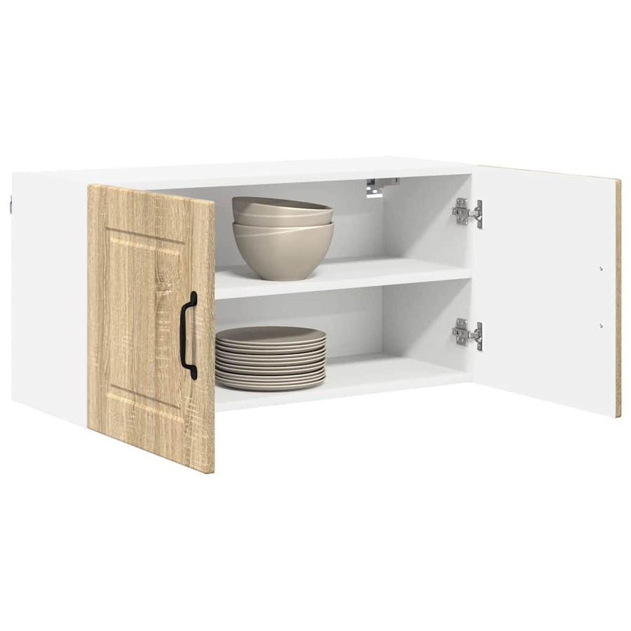 Keukenkast aan de muur met plank Sonoma Eiken 80 x 31 x 40 cm