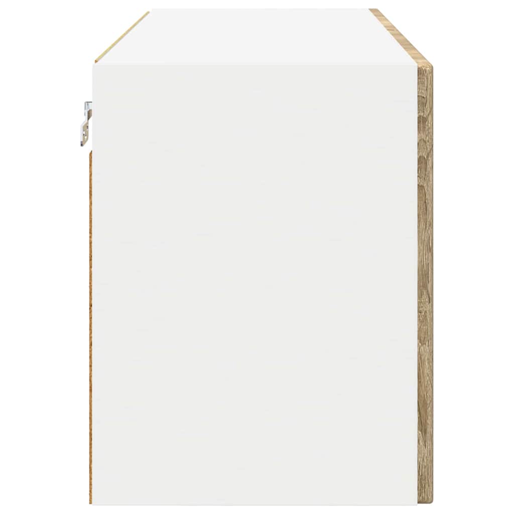 Keukenkast aan de muur met plank Sonoma Eiken 80 x 31 x 40 cm