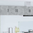 Keukenkast 80x31x40 cm beton grijs bewerkt hout