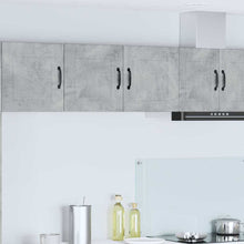 Keukenkast aan de muur Beton Grijs 80 x 31 x 40 cm Bewerkt hout