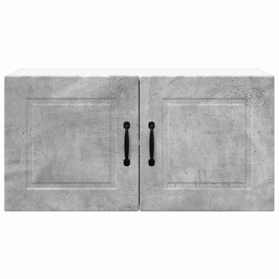 Keukenkast aan de muur Beton Grijs 80 x 31 x 40 cm Bewerkt hout