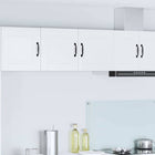 Kitchen Cabinet with Shelf High Gloss White 80 x 31 x 40 cm Engineered Wood