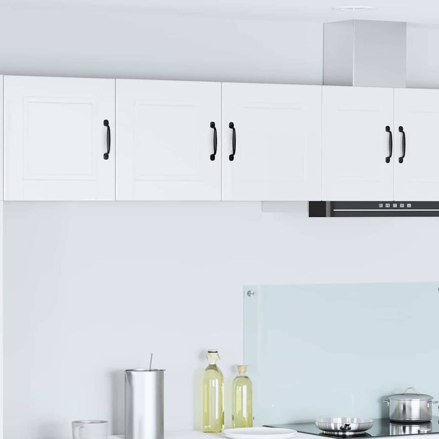 Keukenkast aan de muur met plank Hoogglans wit 80 x 31 x 40 cm
