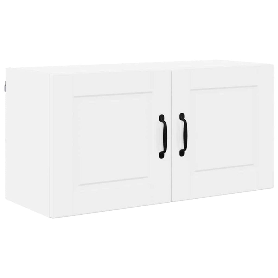 Keukenkast aan de muur met plank Hoogglans wit 80 x 31 x 40 cm