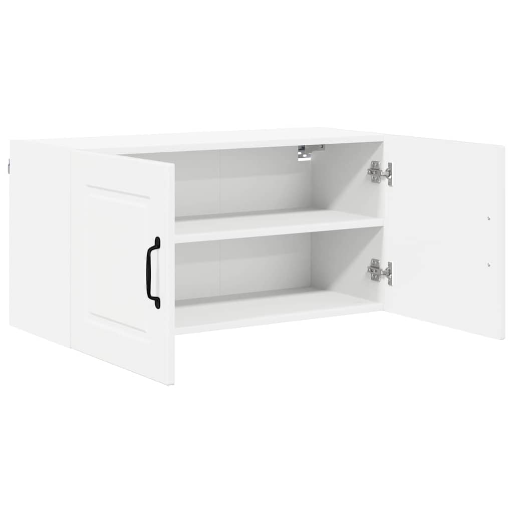 Keukenkast aan de muur met plank Hoogglans wit 80 x 31 x 40 cm