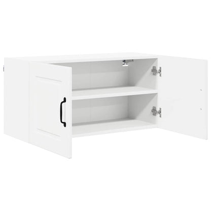Keukenkast aan de muur met plank Hoogglans wit 80 x 31 x 40 cm