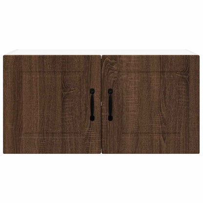 Keukenkast aan de muur Bruin Eiken 80 x 31 x 40 cm Bewerkt hout